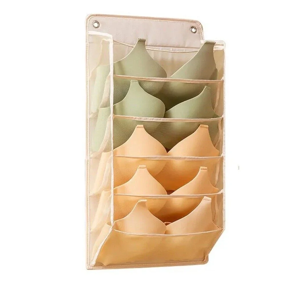 Underwear Bra Storage Bag Foldable Home Closet Organizer Hanging Shelf NEW